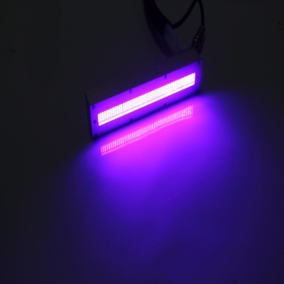 लेबल प्रिंटर यूवी एलईडी इलाज लैंप 600W 395nm 220x20mm वाटर कूलिंग