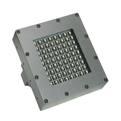 900W 18w / सेमी 2 यूवी एलईडी इलाज लैंप 75x75 मिमी स्याही / गायब / कोटिंग के लिए