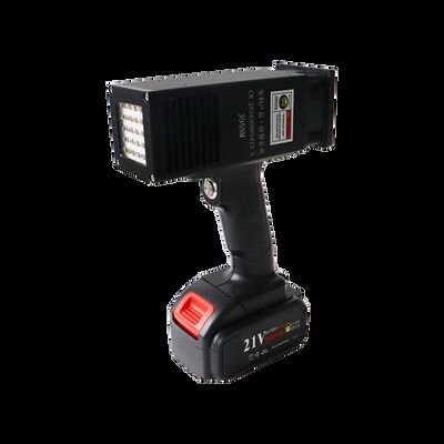हैंडहेल्ड रिचार्जेबल 60W UV LED NDT ब्लैक लाइट इंस्पेक्शन लैंप, 395nm वेवलेंथ के साथ