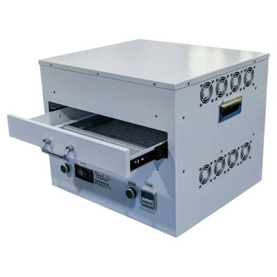 UV Curing Chamber with Large 400x400 Millimeter Double Sided No Ozone UV Lamp Area for Curing of Resin Ink Varnish Adhesive and Coating