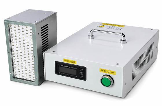 औद्योगिक अनुप्रयोगों के लिए 400W वायु शीतलन 395nm उच्च शक्ति वाले यूवी एलईडी उपचार दीपक