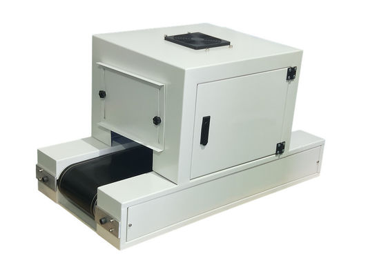 बोतल के लिए फ्लैट यूवी इलाज कन्वेयर सिस्टम 30 मिमी उत्सर्जक दूरी