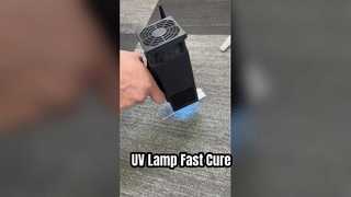 60W 395nm हैंड हेल्ड यूवी लैंप रेज़िन स्मार्ट रिपेयर और पोर्टेबल एलईडी क्योरिंग